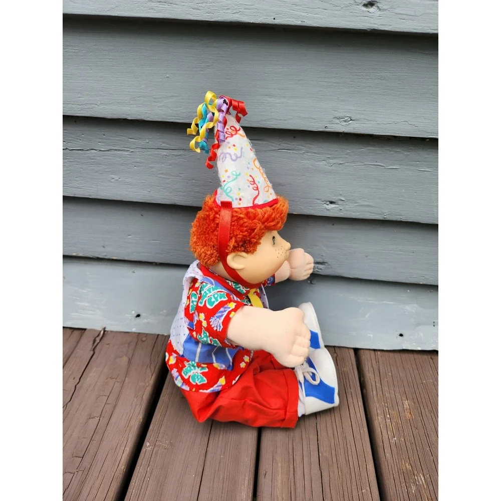 Cabbage Patch Kids First‎ Edition Doll Red Hair Birthday Party 1990 14in